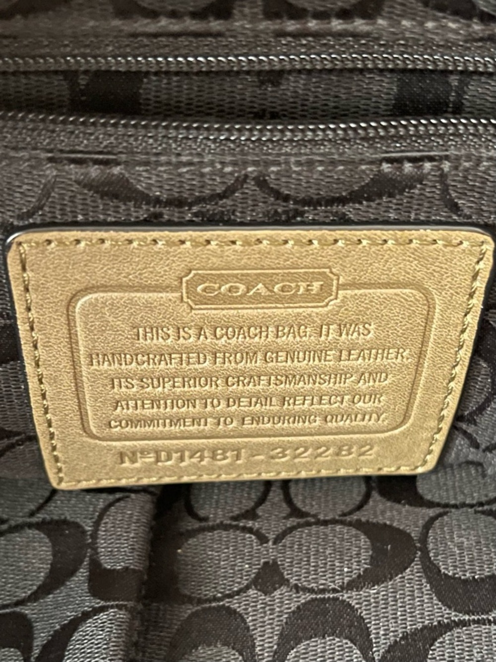 Coach Bleecker Duffle Glove Leather Sac Bag - Picture 15 of 15